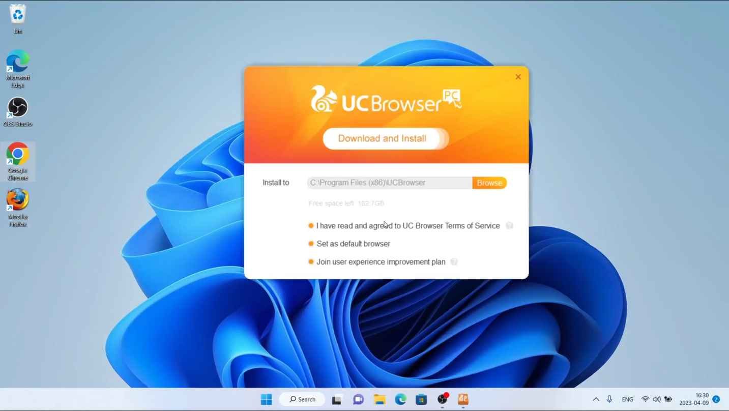 UC Browser on PC 4